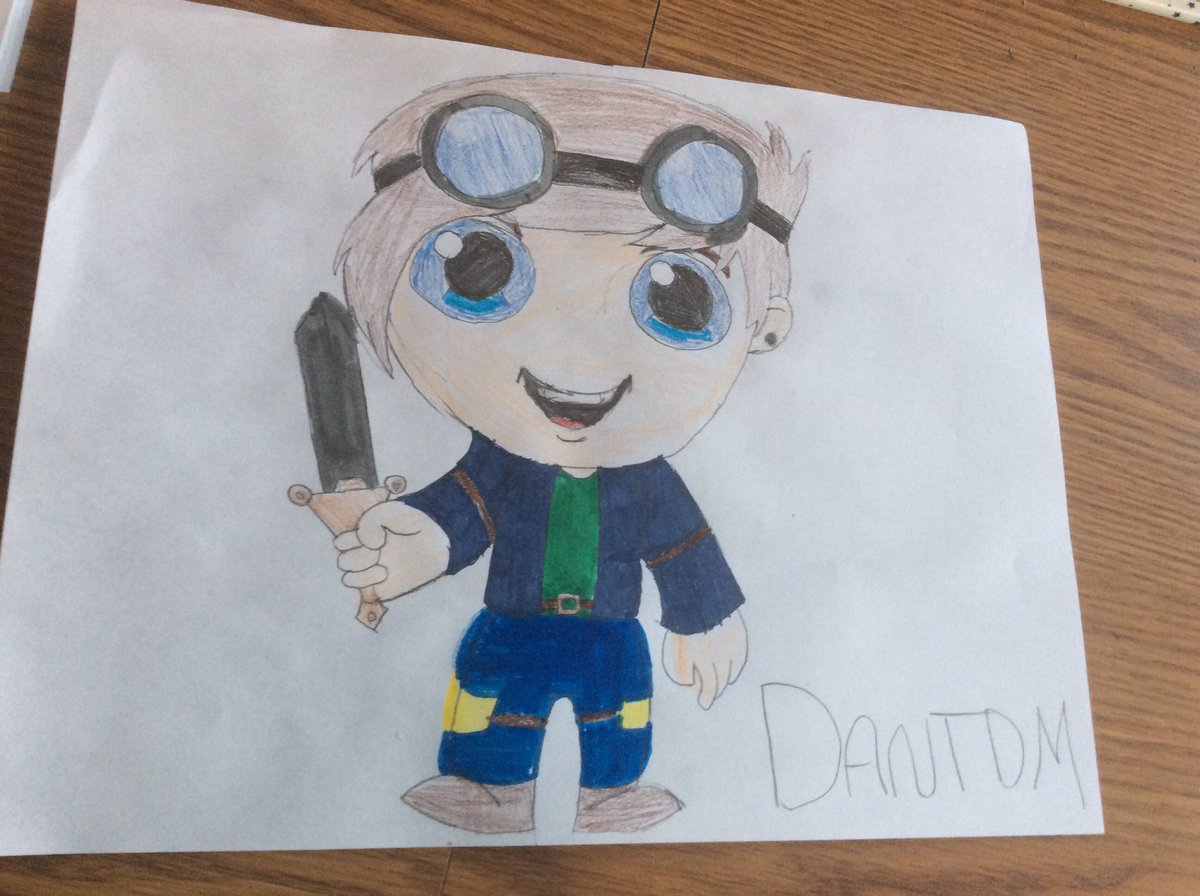 KaiserCates's tweet photo. @dantdm I just wanna thank you you have inspired me so much and my way of thanking you is through my awful artistic skills. anyways here. 😂😂 https://t.co/QqsPMJc5eI