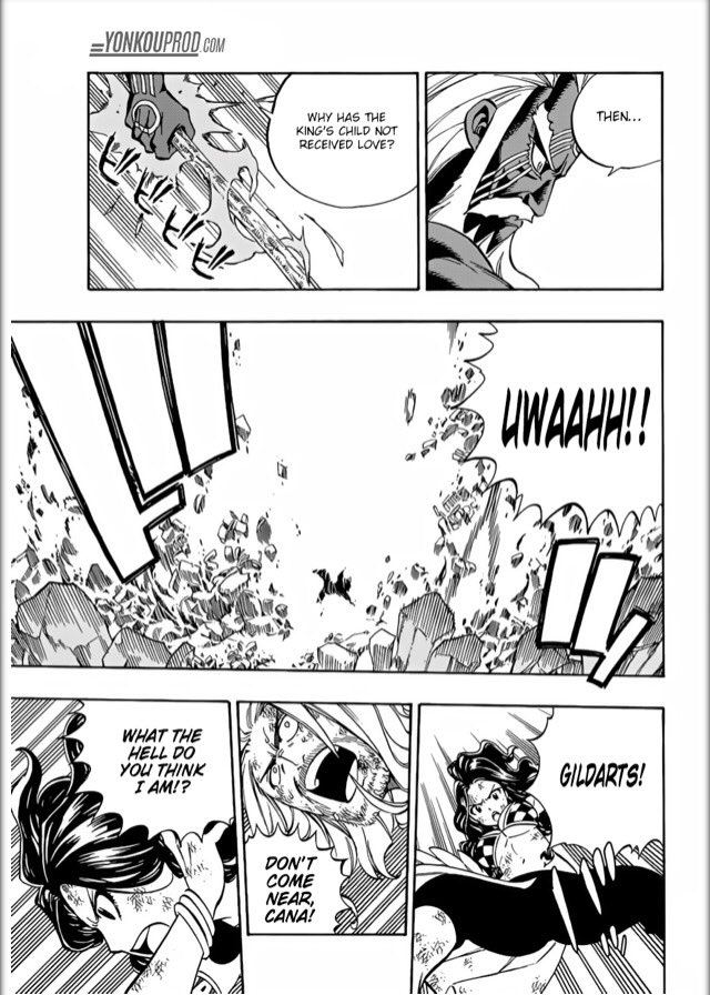 Aori Redfox On Twitter Fairy Tail Chapt 525 Why Has The Kings Child Not Received Love Fairytail Gildarts Cana August Lacarde