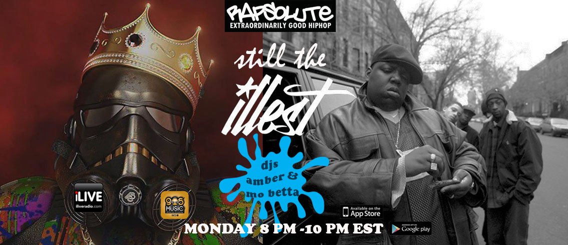 Rapsalute's tweet photo. We're celebrating the Life and Times of Biggie Smalls @BIGmemorial on Monday 6th March at 8 PM EST! Join us! #Rapsolute #StillTheIllest https://t.co/CQGIbuEvPI