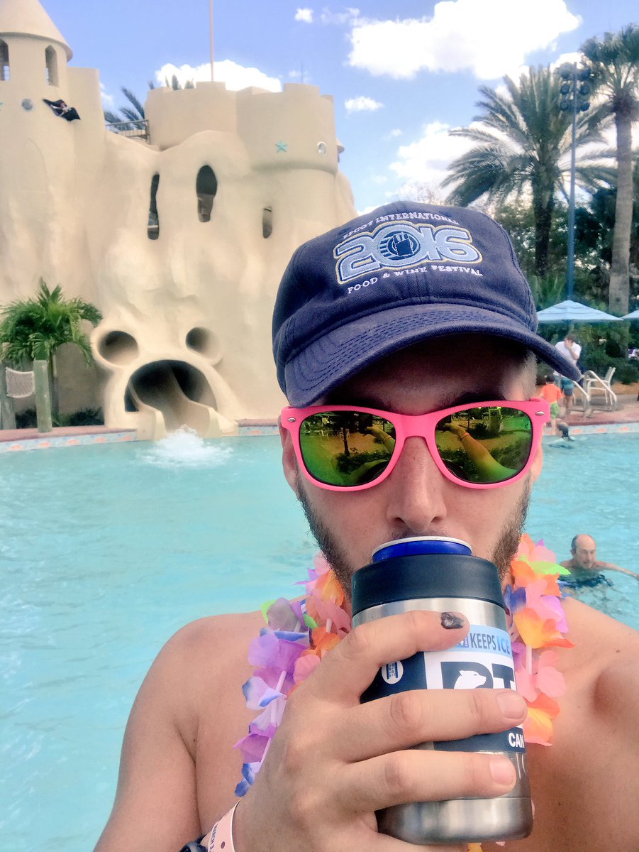 BayLakeSpence's tweet photo. Classic #drunkie is required on vacation @DrunkAtdisney #SandCastlePool https://t.co/GgTATEij1X
