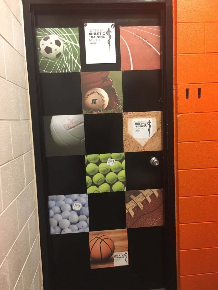 chelsea_robl's tweet image. Getting in the spirit for National Athletic Training Month!! #NATM2017  #YourProtectionIsOurPriority #YourProtection #MyPriority #ATlife