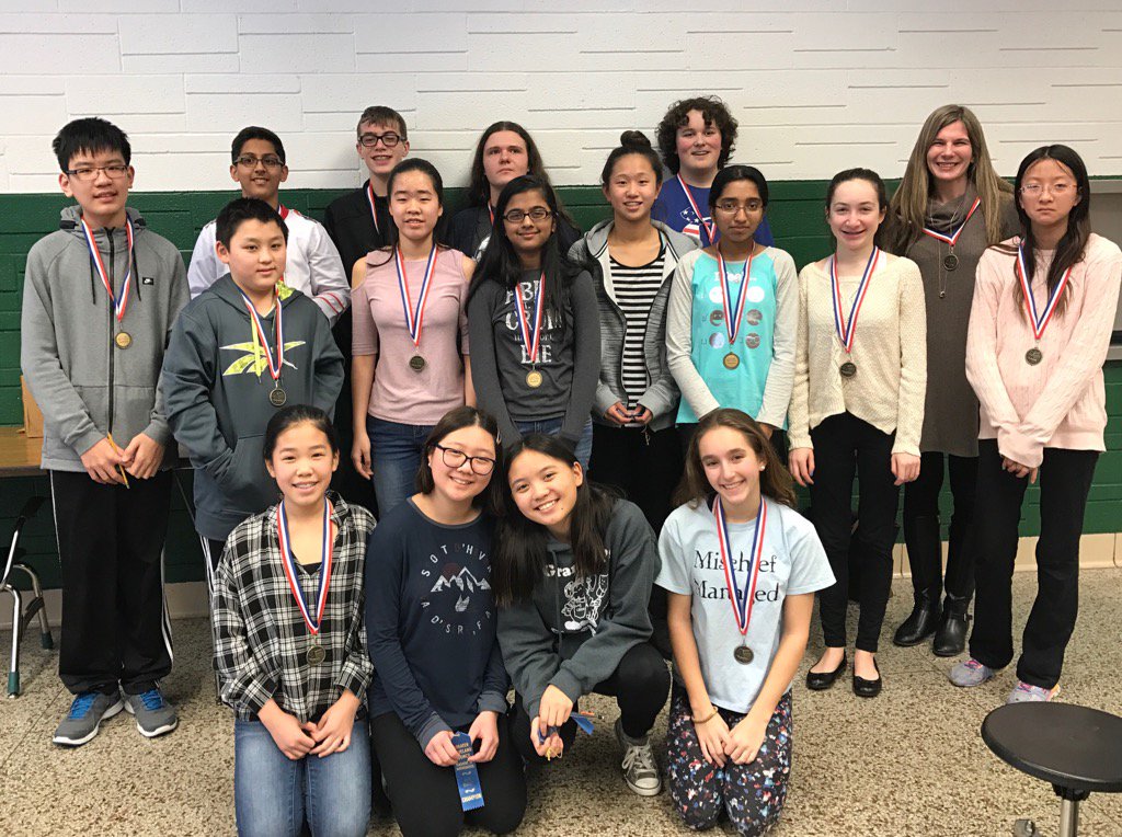 carole_14's tweet photo. Look at all those medals!!  Outstanding job @Beachwoodbison 7th &amp; 8th graders! #Bisonpride https://t.co/tsKJuIlXlB