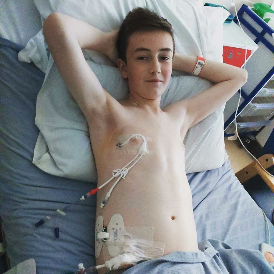 YLvsCancer's tweet image. “As a parent it was awful to see, I had to hold him when he was in pain." Tyler's supporting #GetinCharacter auction bit.ly/2mJ9bFy