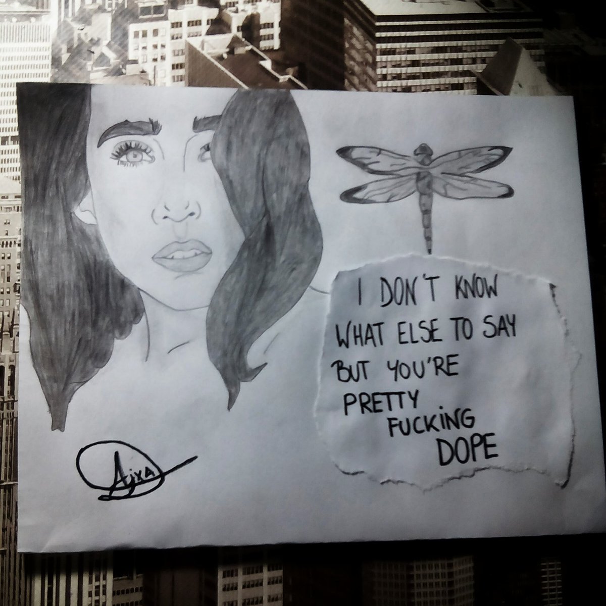 <a href="/LaurenJauregui/">Lauren Jauregui</a> Hi babe ❤ I just drew you