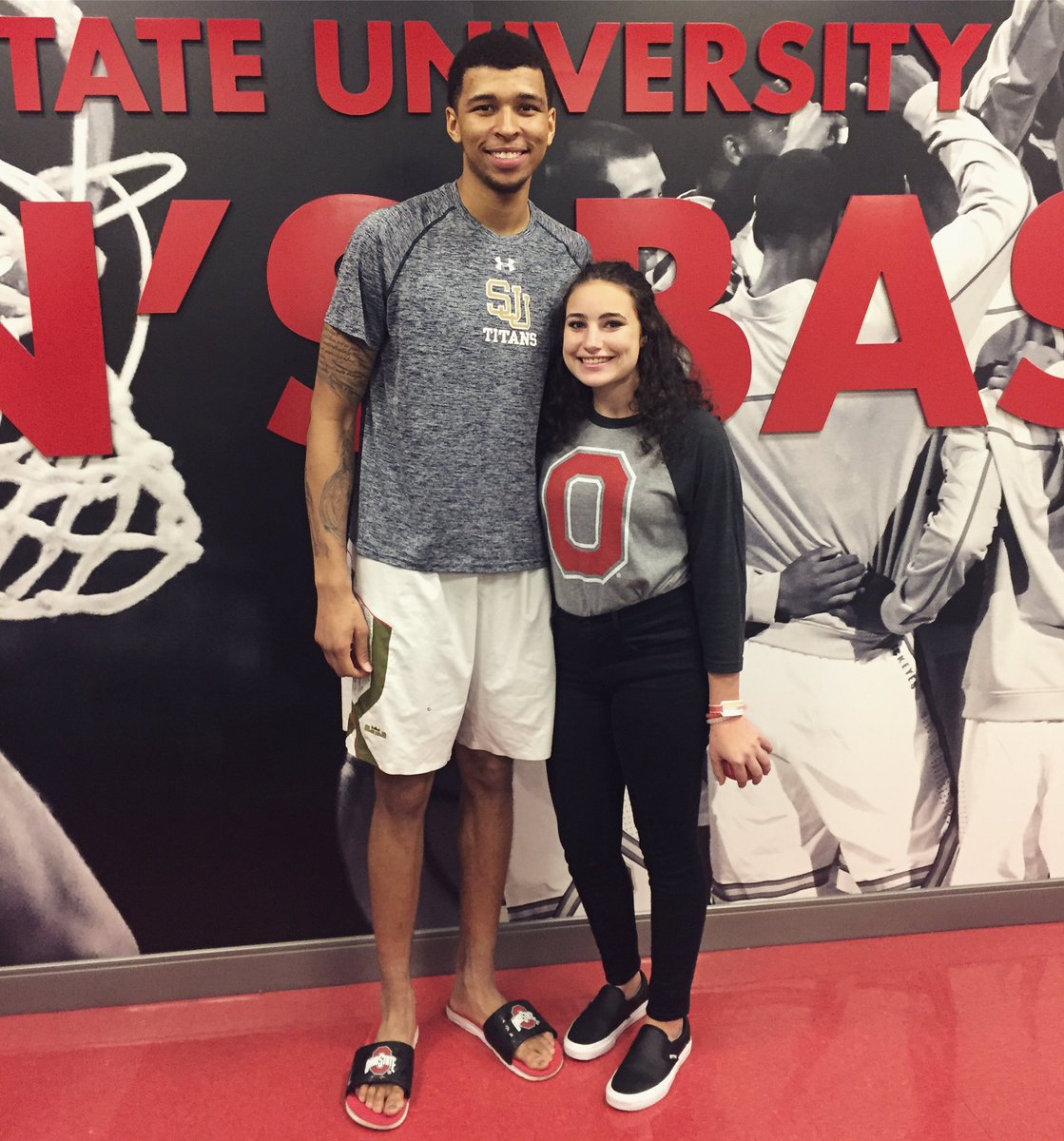 emilycammeyer's tweet photo. Happy senior game!! Thanks for being my fav player for the past 4 years!! #allaboutprogress #GoBucks 🏀💕 https://t.co/0InSDuuRG9