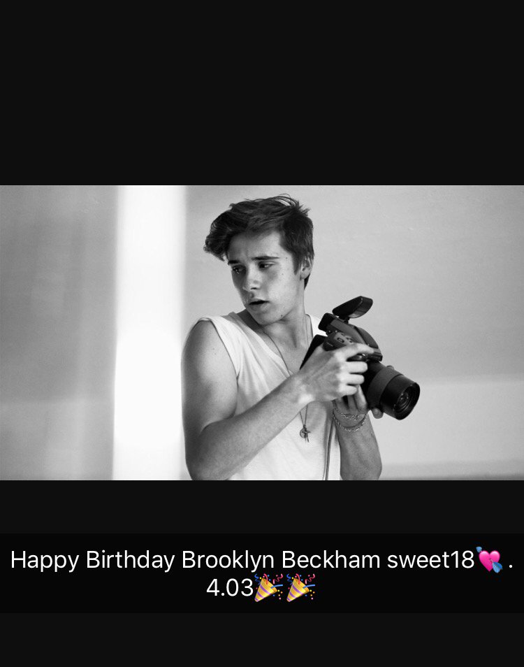  Happy Birthday Brooklyn Beckham!18       