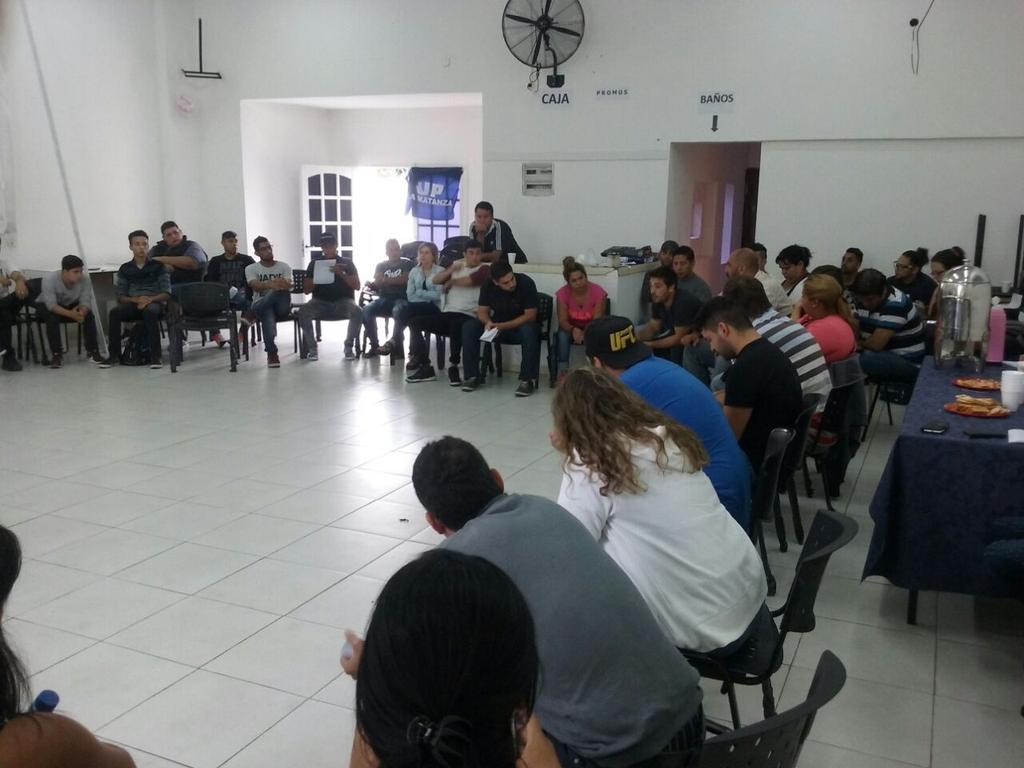 JPMatanza's tweet photo. #Plenario general de jóvenes #PrimerCordon. 
Hoy por la mañana en #SanJusto 
#Unidad #Convicciones. https://t.co/o5ZMrqQsHl