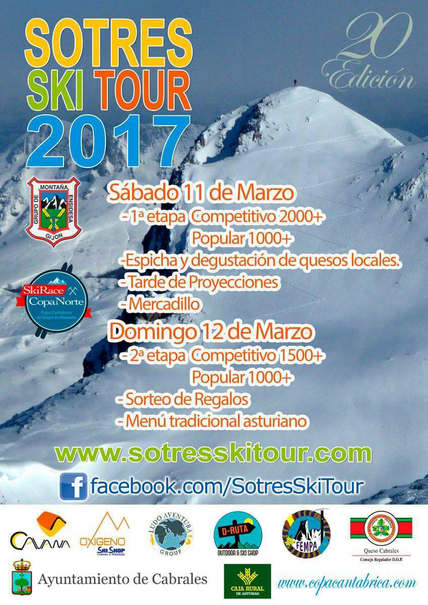 El próximo 11-12 de Marzo toca Sotres Ski Tour ¡TE ESPERAMOS! #SotresSkiTour  #copacantabrica  #Integralski  <a href="/TraveseraPicos/">TRAVESERA OQUENDO PICOS</a>