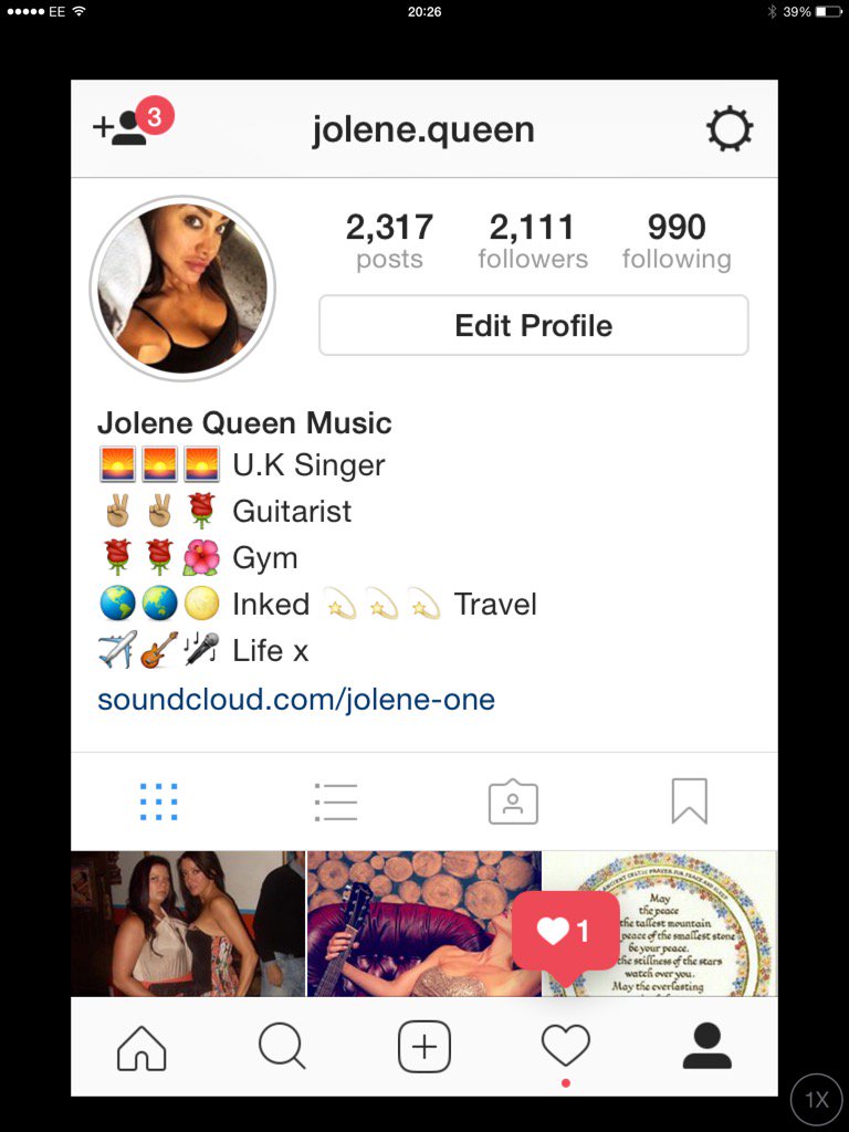 JoleneQueen's tweet photo. @instagram #selfie #musician https://t.co/jAGs79Fhbw