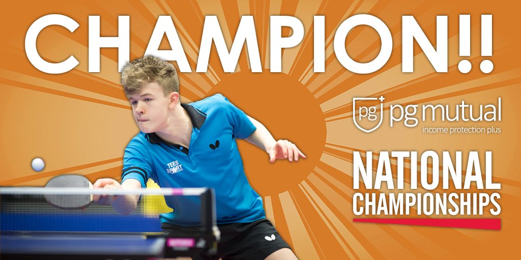 Congratulations to our Under-21 Men's Singles champion Tom Jarvis #PGMutualNationals