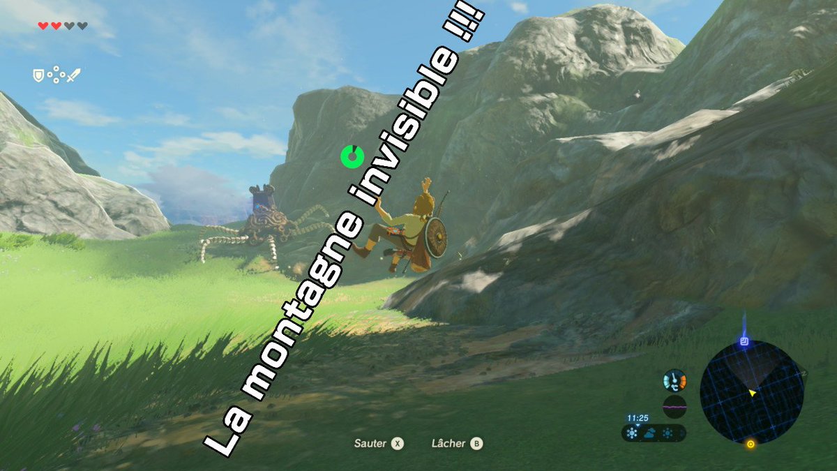 Foxygene59's tweet photo. le guardien me cherche ;) #BreathoftheWild #NintendoSwitch #testscreen #bug https://t.co/br1dhpZkmU
