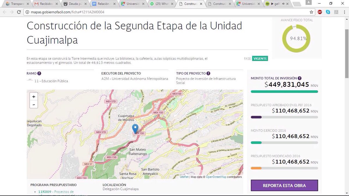 VigilaTuCiudad's tweet photo. Visitamos construcción 2da etapa @uamcuajimalpa #DatosEnLaCalle @TPresupuestaria (Plantel funcionando, no se observan obras en proceso) https://t.co/V2zXjdAMHD