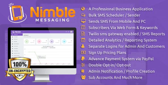 wonsterscript's tweet image. Nimble Messaging Professional SMS Marketing… wonsterscript.com/nimble-messagi… #PremiumScripts #Agencyapplication #appsms #bulkSMSapplication