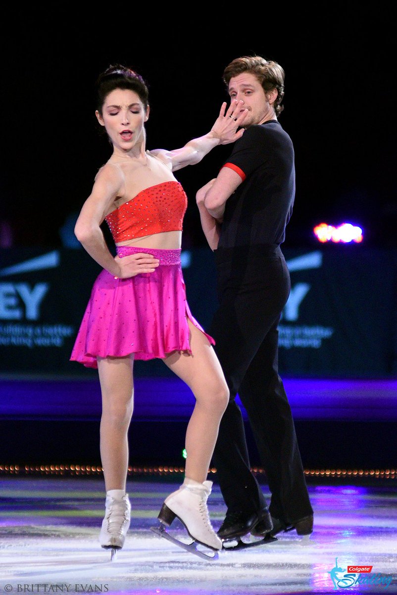 Meryl &amp; Charlie perform their fun new number when #SkatingGymnastics returns on ABC! #ColgateOnIce