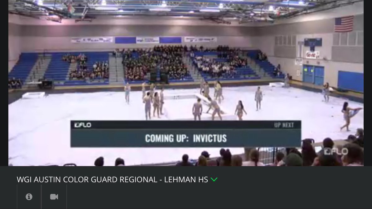 invictusguard's tweet photo. Here we go! Catch us live on @FloMarching! #wgiAustin #Invictus17 #Pure💧 https://t.co/KoQX2RFV9i