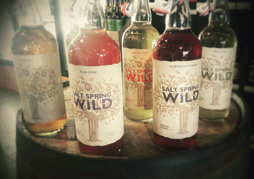 Tasting today from 3-7pm <a href="/saltspringwild/">SS Wild Cider</a> #anappleaday #craftcider #ShopLocal #apples #spinnakerswestside