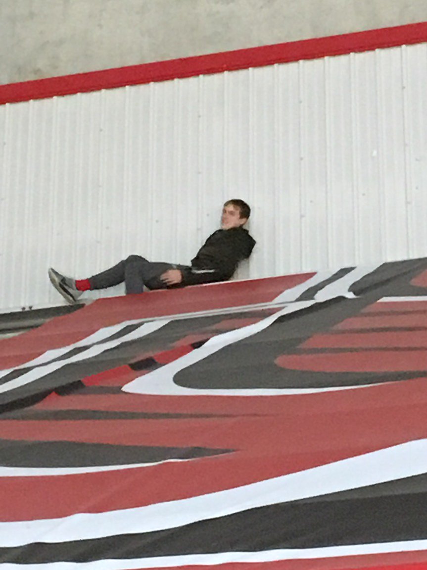 FortRecFCA's tweet photo. #chirpchirp Getting a good seat for OT!!! Go BSU Cards. https://t.co/YOgDcw5nzO
