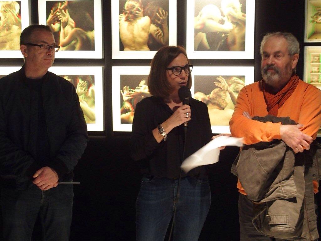 SeydouTraoreLH's tweet photo. @Dunoyersandrine Adjointe au Maire @LH_LeHavre #Vernissage #Exposition #Yvon #Bobinet "Mon œil " Photographie Stéréoscopique #LeHavre500ans https://t.co/wXrytDSUTw