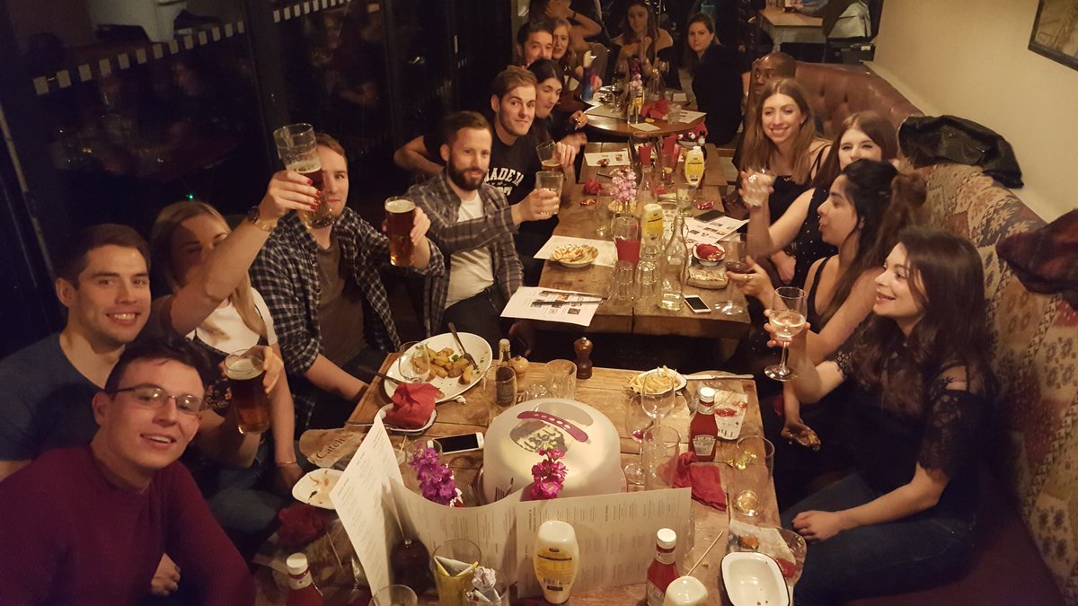 AnthonyBeavan's tweet photo. A big thank you to Mr Luke Jeffery @lukejeff and his friends at his 30th birthday #PubQuiz @Narrowboatpub N1!
And well done the RARS team! 🍻 https://t.co/VwMdVEPOXZ
