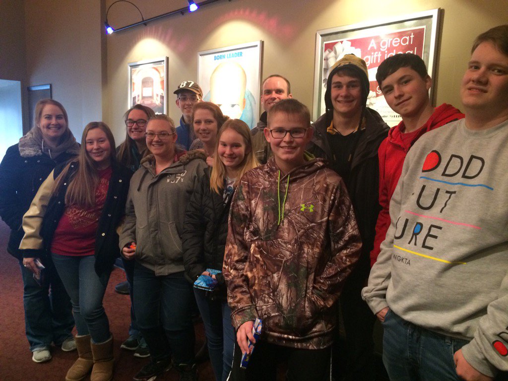 MsKBerryman's tweet photo. Loved watching Hidden Figures with these guys! #mathisfun #schoolonsaturday @PeruHighSchool https://t.co/J3uoGxXpKE
