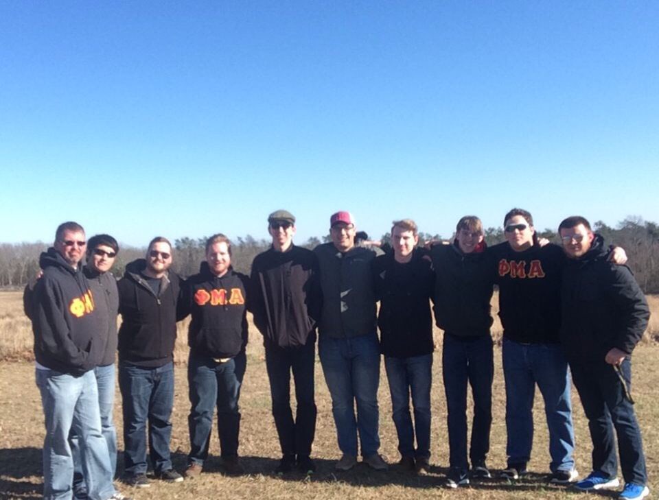 Brothers of Phi Mu Alpha enjoying their day with the wonderful Chris Sexton at Lyre Crest East in Manassas! Hail Sinfonia!