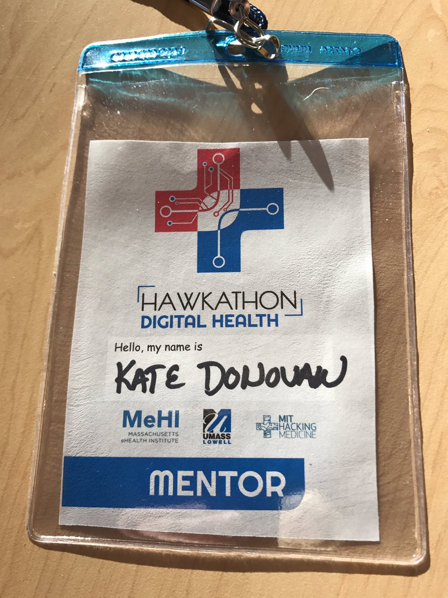 _The_Kate_D's tweet photo. Some really AMAZING ideas coming out of the #digitalhealth @UMLHawkathon! #hawkathon #hackathon #HIT https://t.co/ZcFNySRnXb