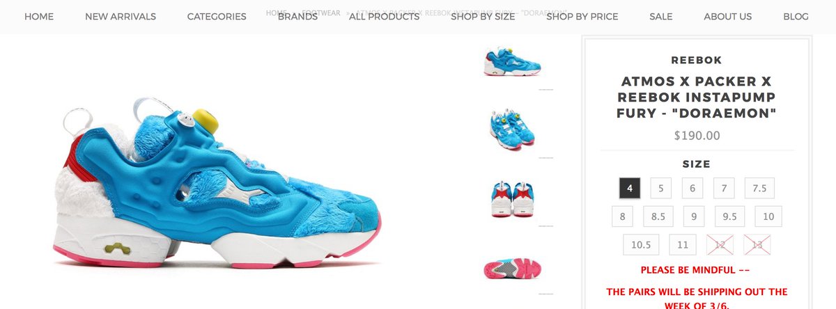 reebok fury doraemon