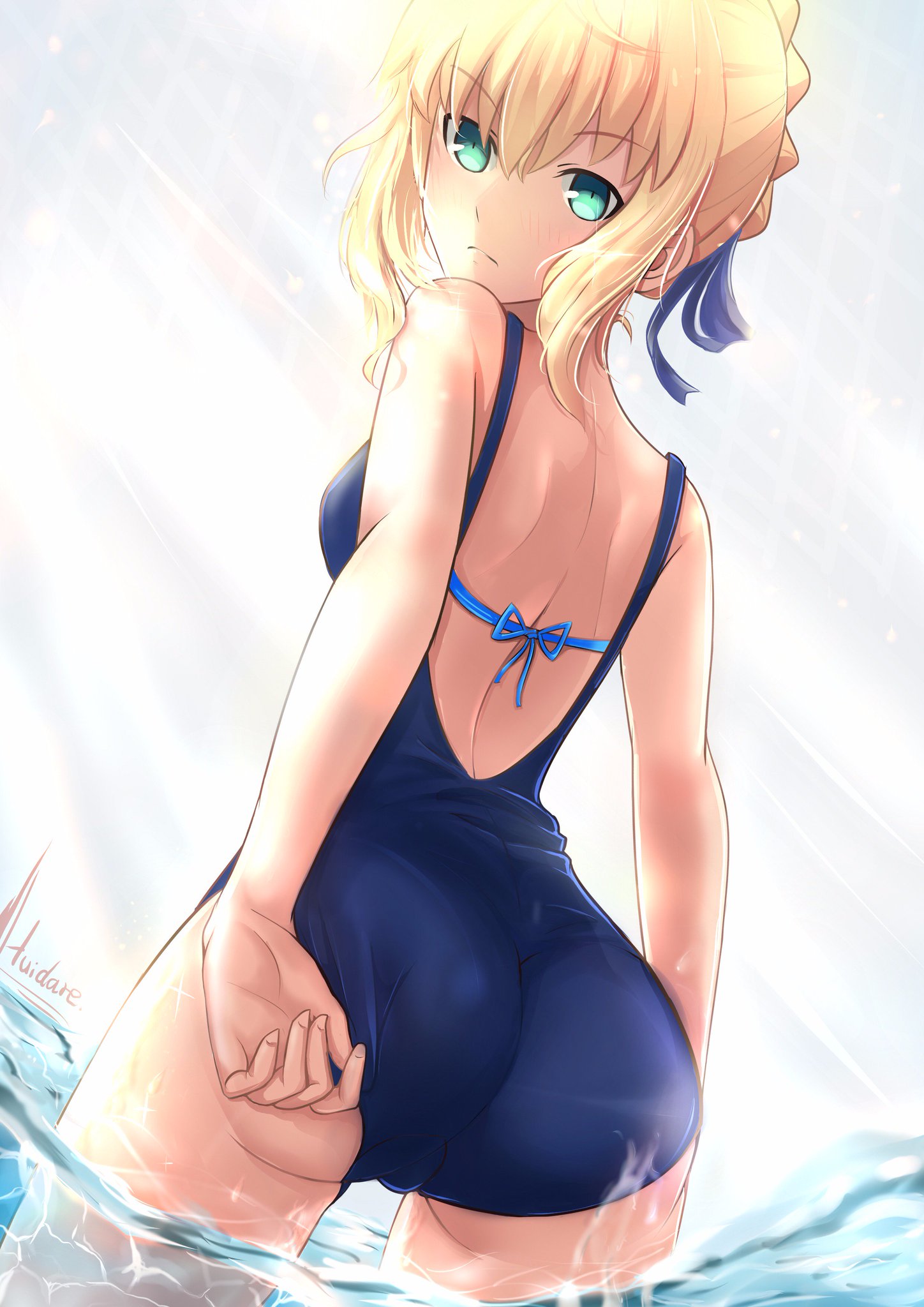 Yomi ヨ ミ on Twitter: "Swimsuit Saber 😊 #Fate https://t.co/C31NzqtPtw&...