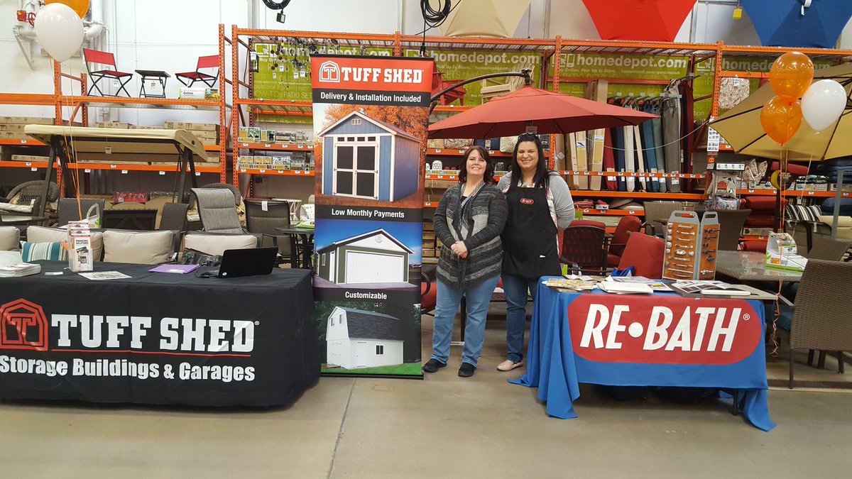 ChelsiJensen's tweet photo. great turn out with our services vendors for our event today! thanks everyone for coming! #tuffshed # rebath #superior #HDE #4401 https://t.co/BMBplBHs98
