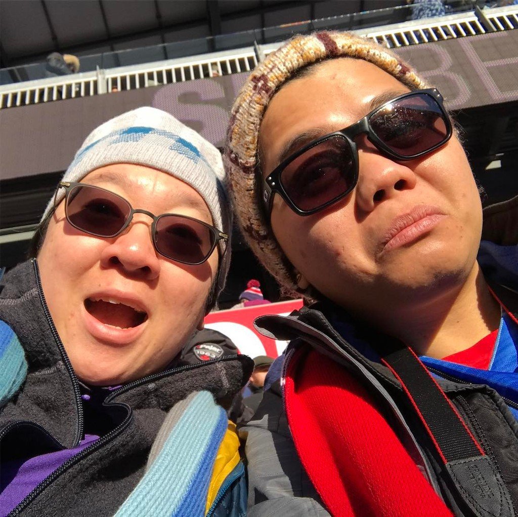 heyjdubs's tweet photo. So many layers on!! At least I'm not cold. #USWNT #Shebelieves #ellacree #ellecroit #siegl… https://t.co/f6WoKaddvu https://t.co/Uqr68T4FcJ
