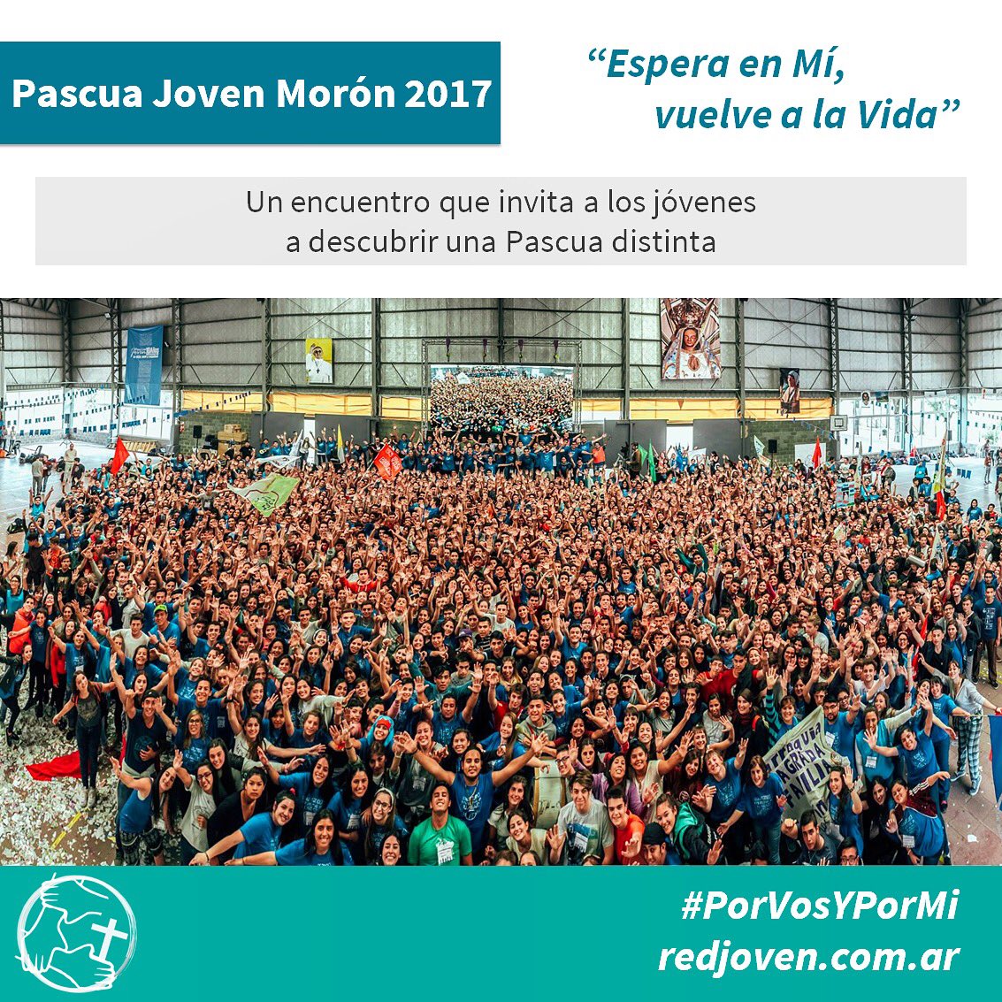 redjovenarg's tweet photo. Un nuevo encuentro se está preparando y necesitan de tu colaboración. Entrá en https://t.co/TFGjPDCApT y sumate ¡GRACIAS! @pascuajoven https://t.co/mZFn6q6hyA
