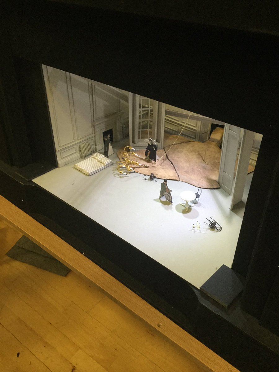 WelshNatOpera's tweet image. #WNObackstage has a treat in store today. Here is the model for the set of our upcoming Production of Der Rosenkavalier #WNOrosenkavalier