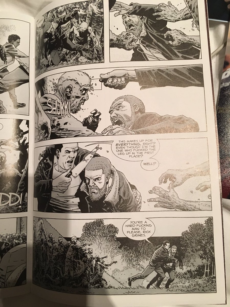 amongthiefs's tweet photo. possible twd comic spoilers idk but Regan shippers probably went mad here https://t.co/ImcoVCFFtL