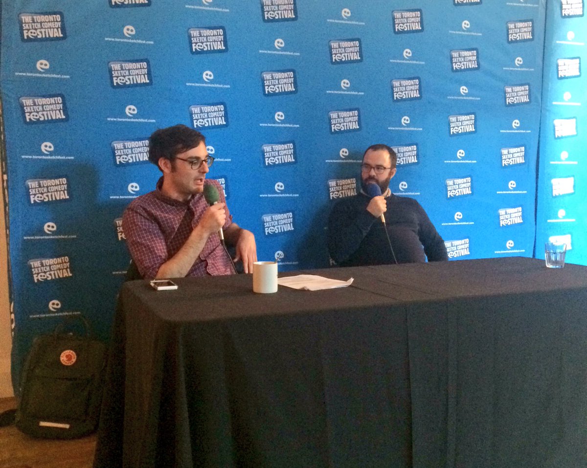 briewats0n's tweet image. Checking out some live #podcast action at #TOsketchfest17! @sketchwriterpod is on NOW at @TheatreCentre