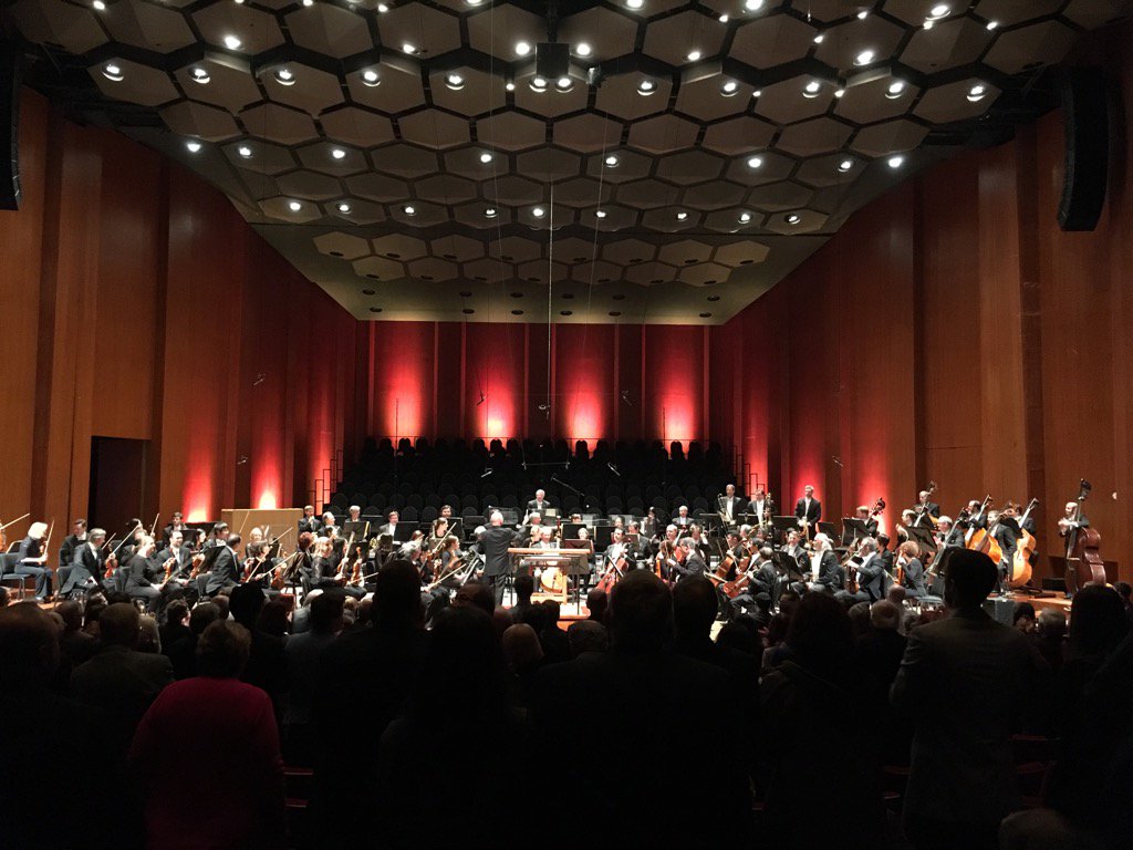 At Houston Symphony...proud to see 8 UH faculty on stage!