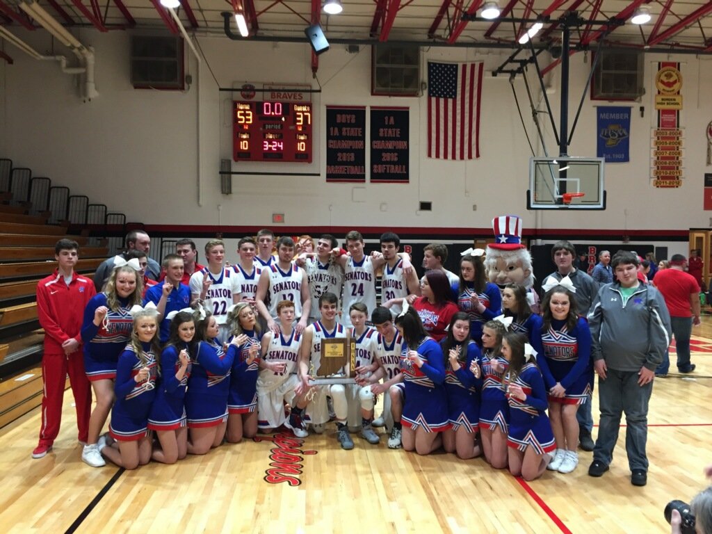 Texan_Hoosier's tweet photo. The sectional champion West Washington Senators! https://t.co/m9Gicq2lWF