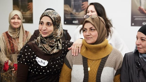 CBCToronto's tweet photo. Sewing program helps Canadian newcomers stitch together new lives https://t.co/Ffq669rqno https://t.co/JUpiLBsHWj