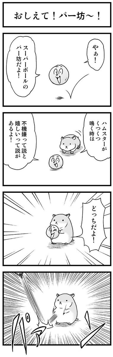 スーパーボールの4コマ　#渡りに船4コマ 