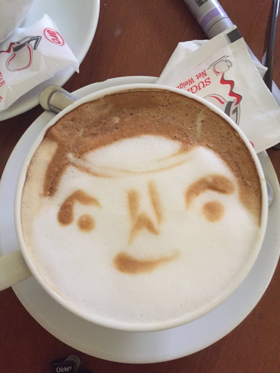 Lucyejonas's tweet photo. Searching SE Asia for someone to make coffee as well as Oran @rsstotnes @VinoEtAl - this one isn't but does have an Asian man drawn on it! https://t.co/TFl2QTLwBW