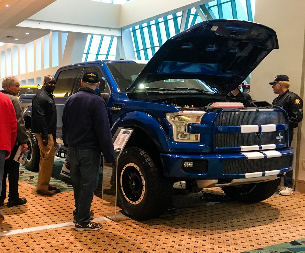 MilAutoShow's tweet photo. The #Shelby #Ford #F150 700hp is turning heads at the #MKEAutoShow! #Fordf150 https://t.co/BnS6YMVuLZ