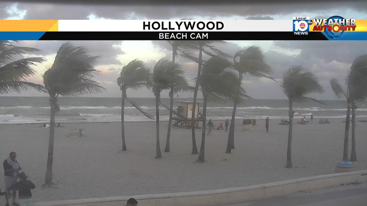 Breezy evening, but pretty view. @TrentAricTV has your forecast on Local 10 News now. https://t.co/ZoSWQ0sLji