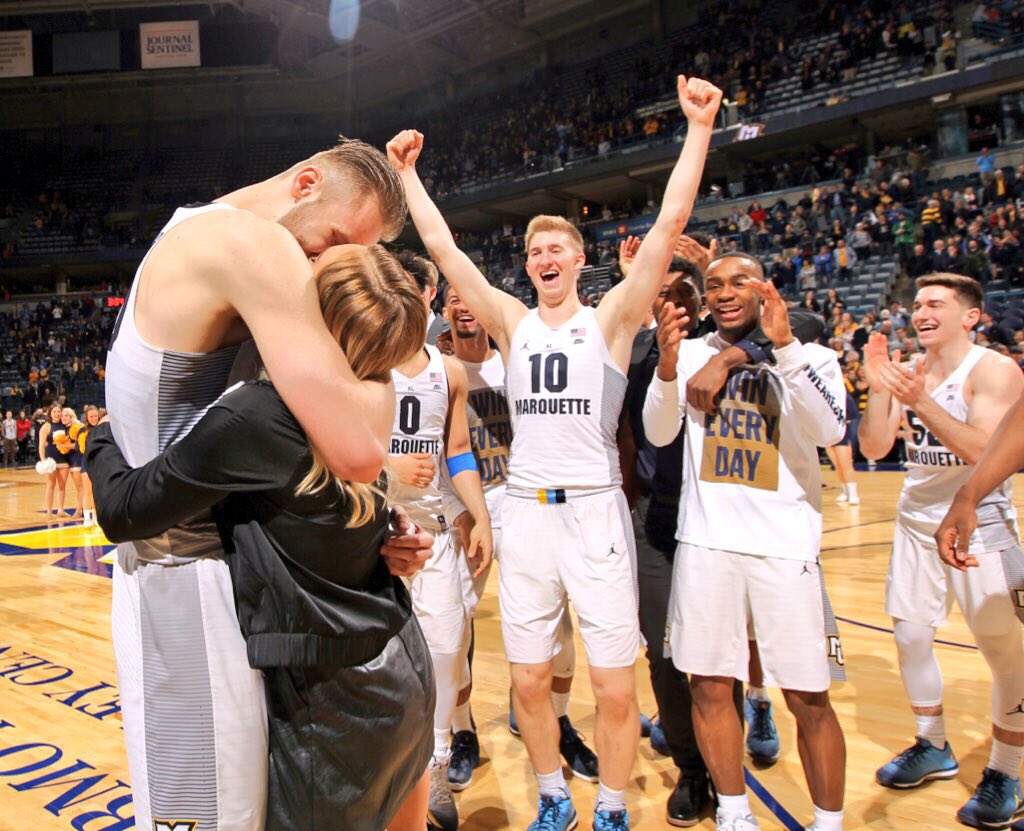Michael Lovell (@preslovell) on Twitter photo Congratulations to <a href="/Bigfishy40/">Luke Fischer</a> on his engagement to Payton Brock after today's victory over Creighton. Congratulations to <a href="/Bigfishy40/">Luke Fischer</a> on his engagement to Payton Brock after today's victory over Creighton.