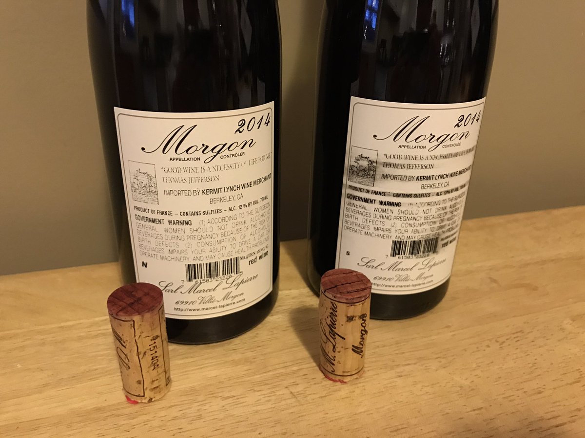 cd_eldridge's tweet photo. Made all the better by comparing the regular version to the nonsulfite version.  Thanks to Jennifer @KermitLynchWine!  Not SAD! https://t.co/ff2DQtKq30
