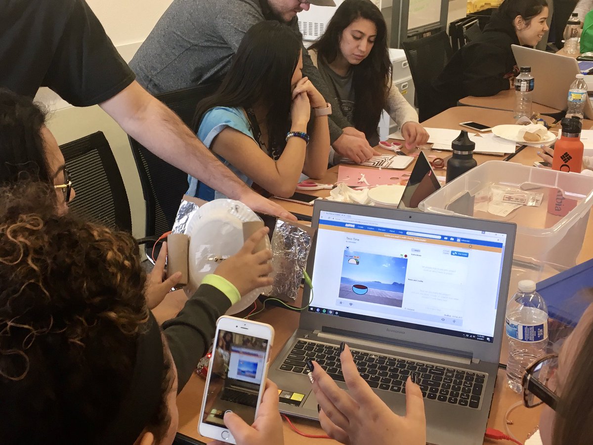 CougarSTEM's tweet photo. Makey Makey game controllers at today's STEM Ambassador training. Can't wait to try this with our Mobile Making schools this week! https://t.co/rRhoxpahvt