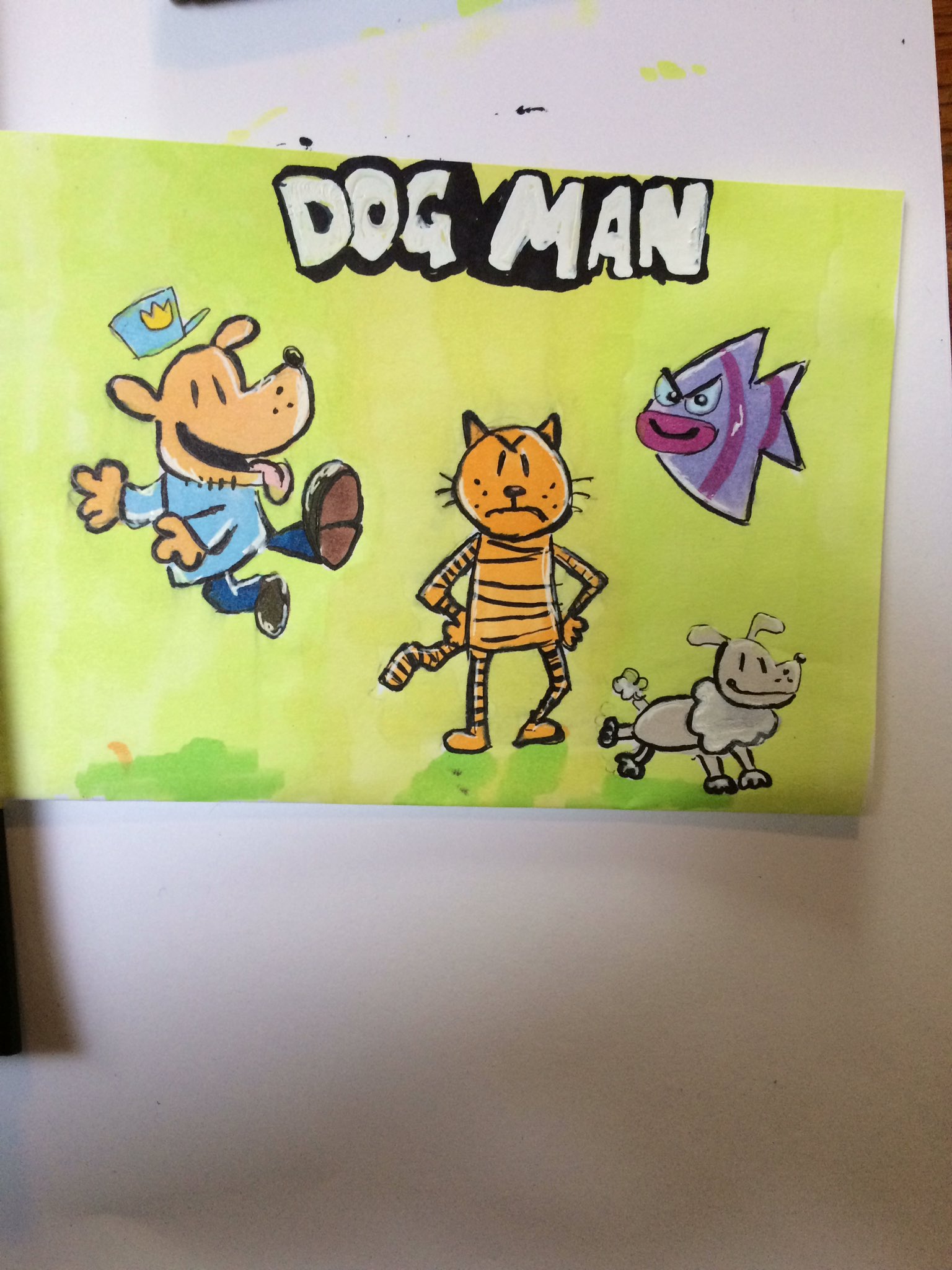 Coolart on Twitter Did a drawing of dogman for my 