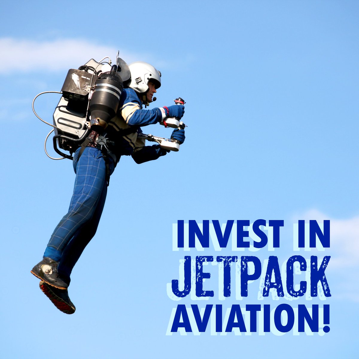 Tyler_Camera's tweet image. Be a part of JetPack Personal Flight revolution. Get our project higher off the ground with our crowdfunding page! → bit.ly/JB-10