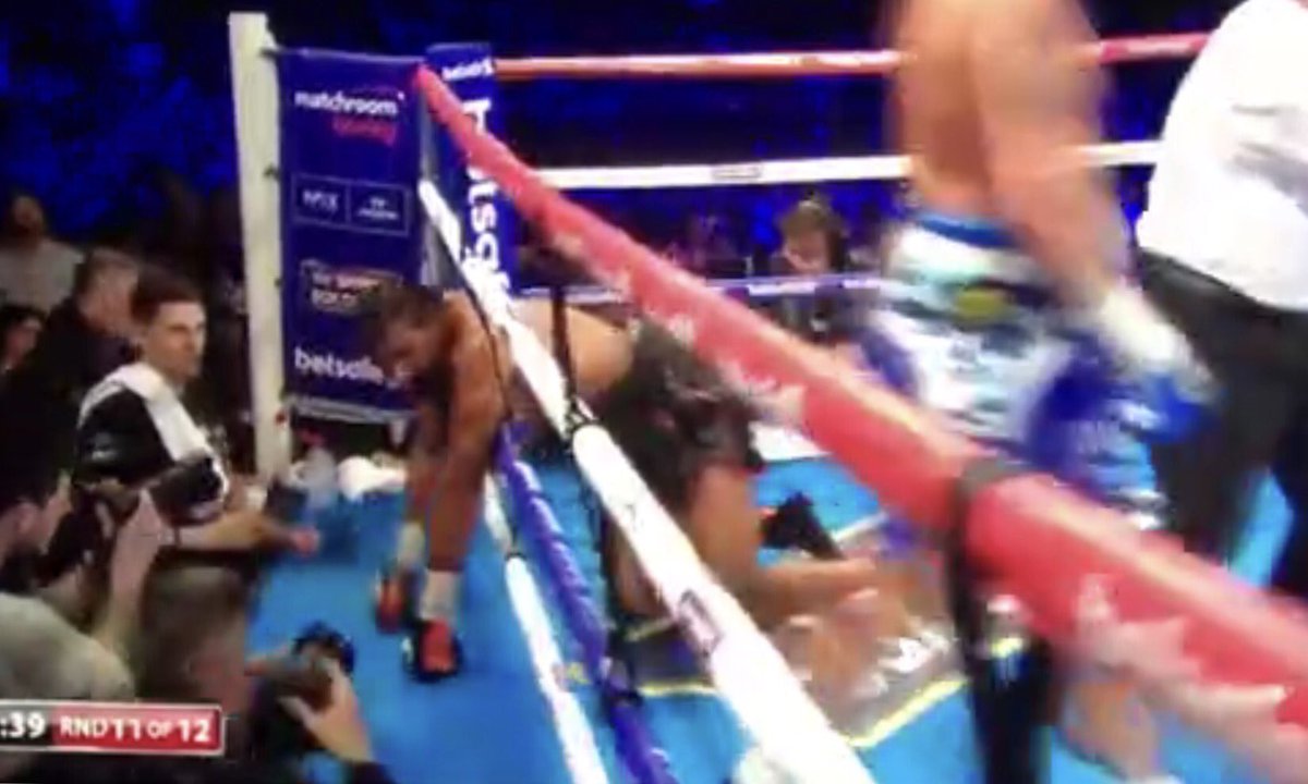 SomeEvertonFan's tweet photo. Bellew missed the perfect opportunity to finish haye properly https://t.co/cPhHPfixNs