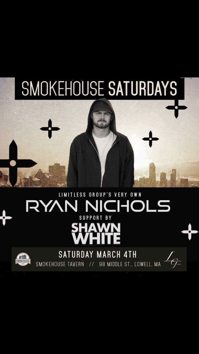 LiveLMTLSS's tweet photo. SMOKEHOUSE || Lowell, Ma TONIGHT 

@ryansayswhaaa takes over https://t.co/hckmVTU1dx