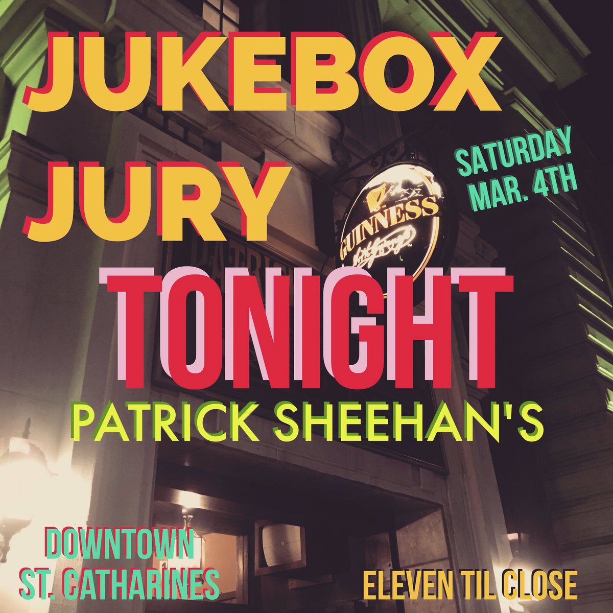 TONIGHT!! 🎶🍻