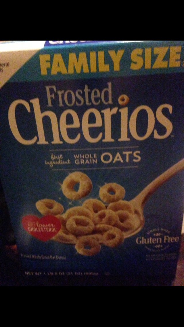 Charlieee67's tweet image. Dry Frosted Cheerios makes a great snack anytime of day